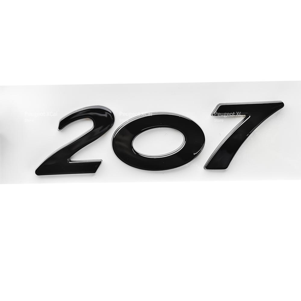 Akpsw6 3D ABS Наклейка-значок с номером на задний багажник для Peugeot 206 207 301 307 308 408 508 Автоаксессуары Поставляется с клейкой основой