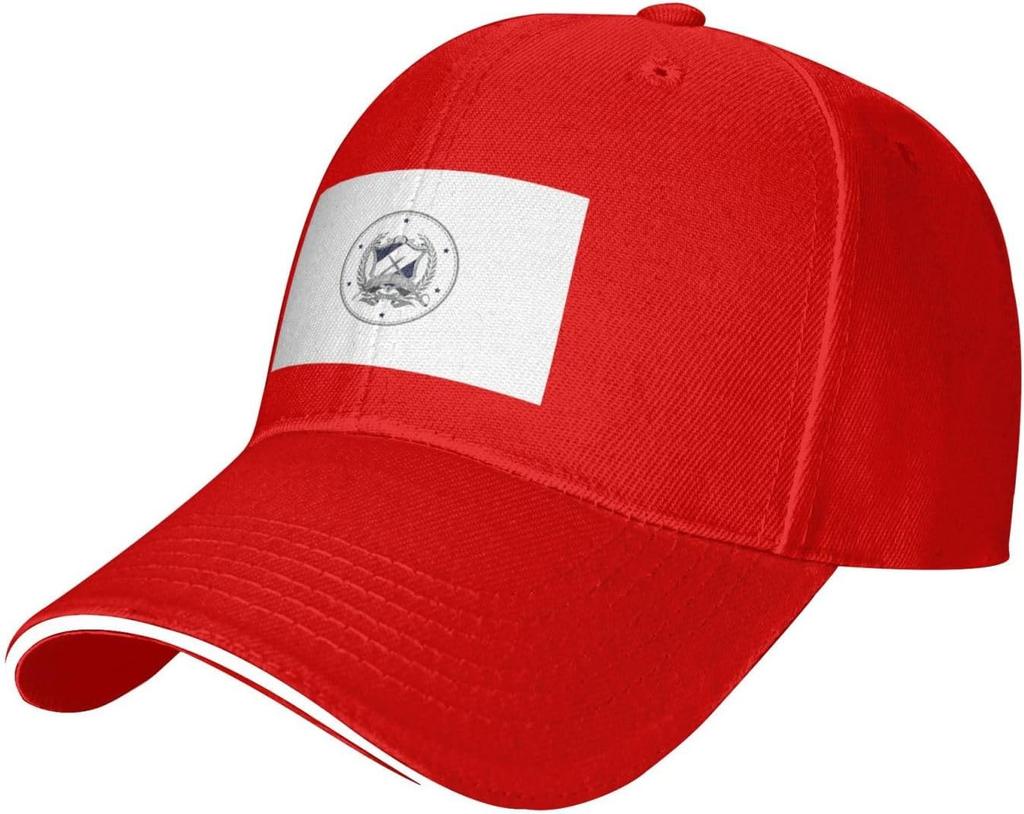 San Salvador Flag Emblem Baseball Cap Polyester Casual Sun Protection Adjustable Hat For Women Unisex