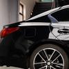 Глянцевая черная виниловая пленка для обтяжки автомобиля, наклейка, рулон, без пузырей, с системой отвода воздуха, для автомобиля, мотоцикла, аксессуары для тюнинга авто