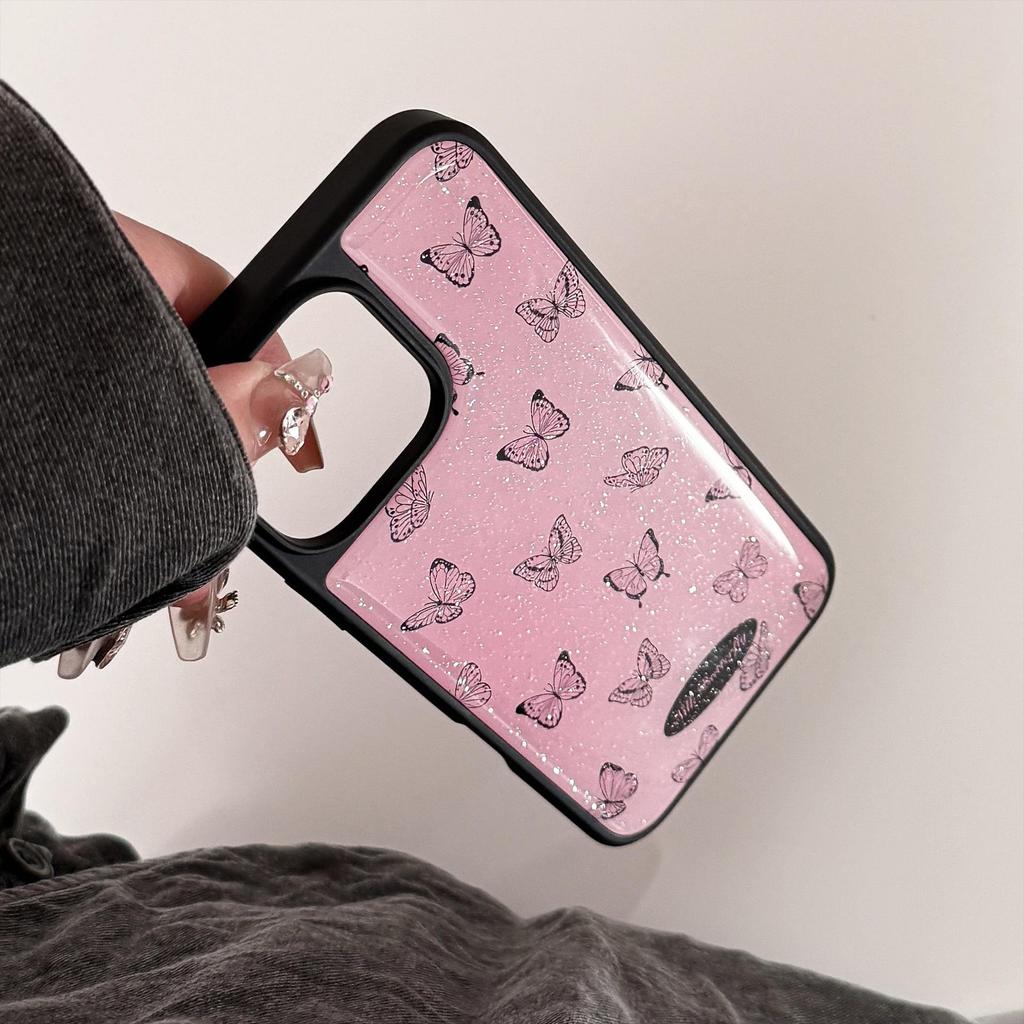 Креативный чехол с бабочками для iPhone 13 iPhone 15 iPhone 16 Pro Max