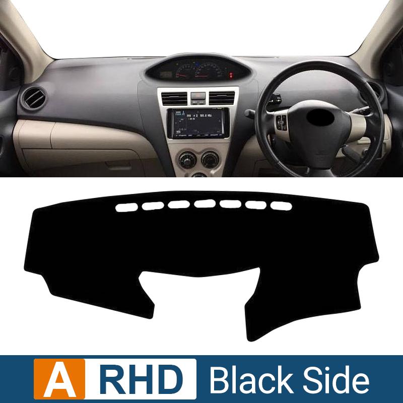 Автомобильные аксессуары для Toyota Vios 2008 2009 2010 2011 2012 2013, крышка приборной панели, избегайте света, солнцезащитный козырек, анти-УФ-ковры, нескользящие