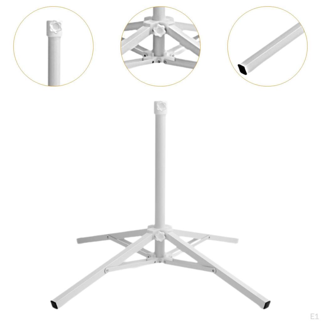 Складная основа для зонтика с четырьмя ножками, практичный зонт от солнца, многоцелевой для балкона и заднего двора