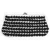 Кошелек Marimekko Rasymatto Gama-guchi (Белый х Черный) 10x19см Кошелек для очков Косметичка Макияж