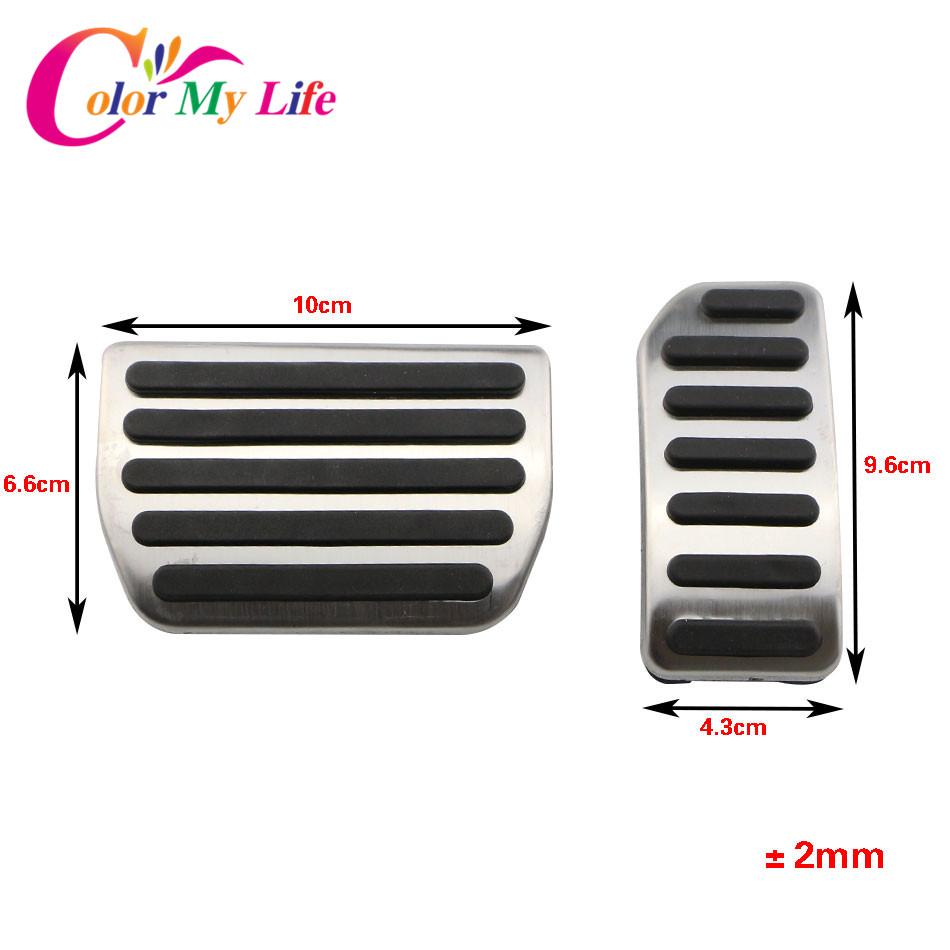 Автомобильные педали из нержавеющей стали без сверления, металлические, с автоматической коробкой передач, стильные автомобильные аксессуары для Volvo XC60 V60 S60 S80 2009 -