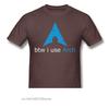 Кстати, я использую Arch Anime Clothes Design Linux Программу Операционную Систему Новинка Дизайн Хлопок Унисекс Футболку