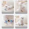 4 шт./компл. 3D противоскользящие носки для собак с рисунком в виде лап домашних животных, защитные чехлы для собак и кошек