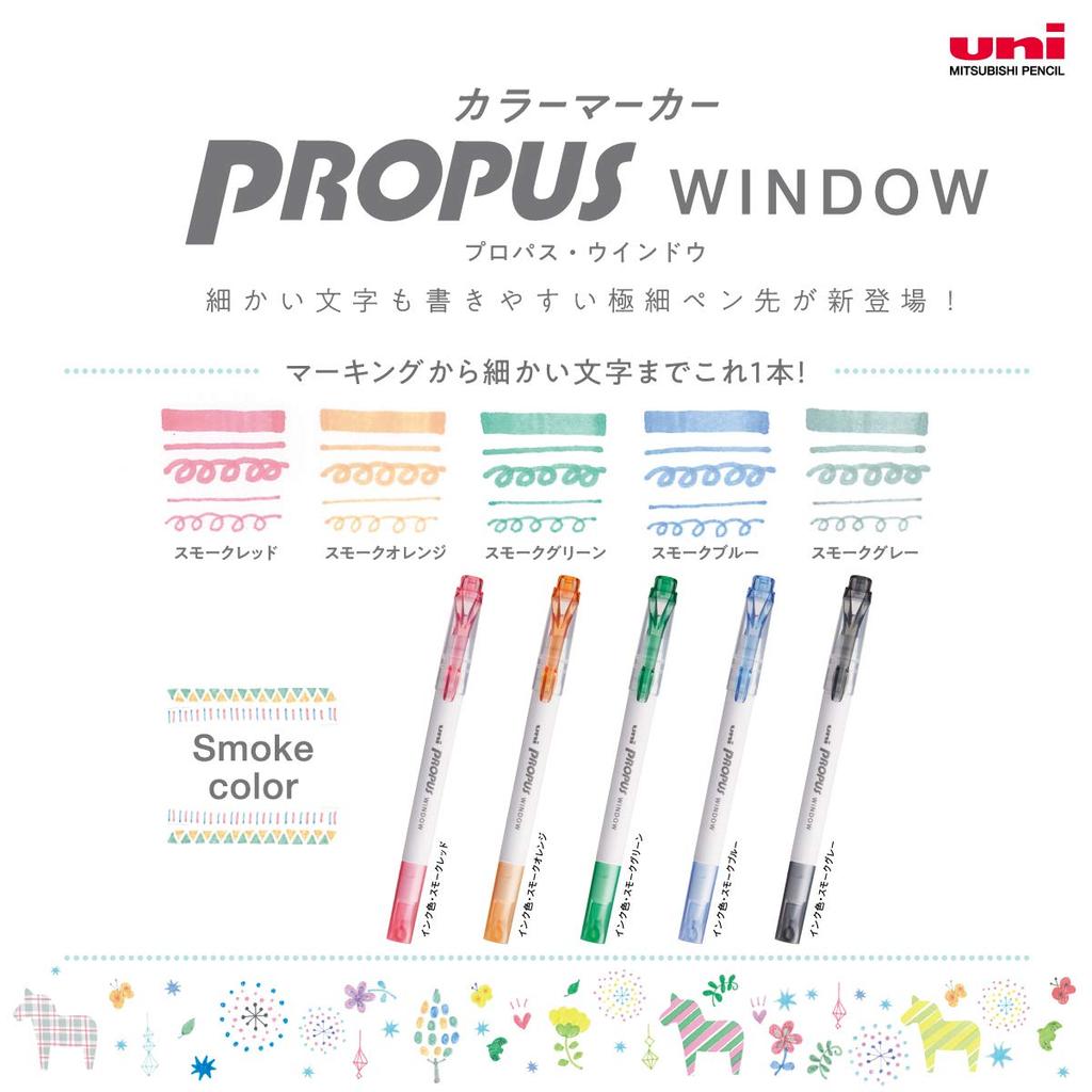 Mitsubishi Pencil Цветной маркер Window Smoke Pro-Pass Blue, коробка 10 штук, PUS103TS.33