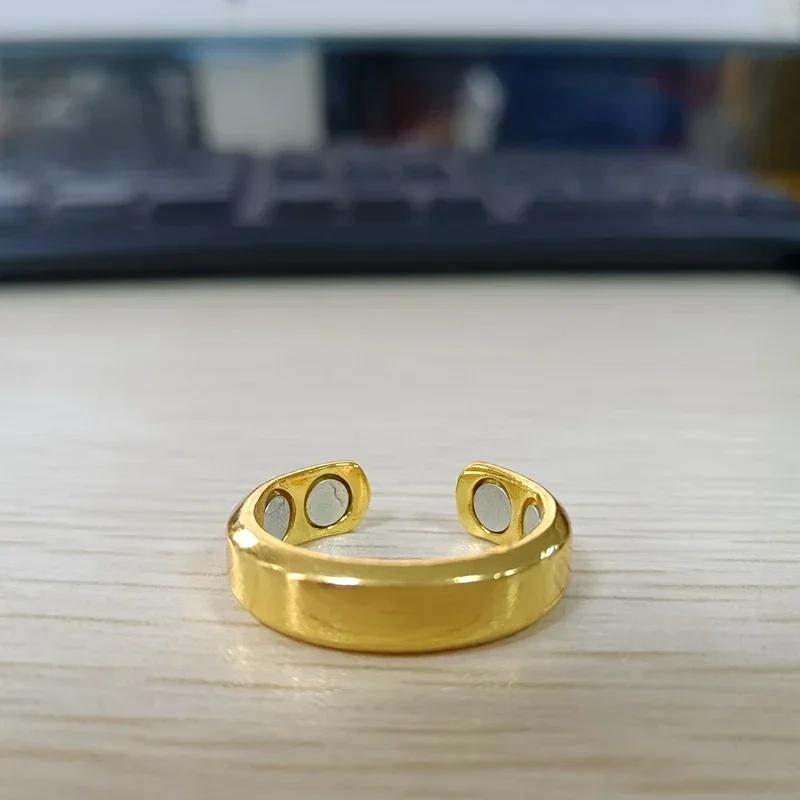 Магнитные Кольца для Похудения для Женщин Мужчин Стопор Силы Спящие Против Храпа Украшения для Здоровья Магнитотерапия Кольцо на Палец