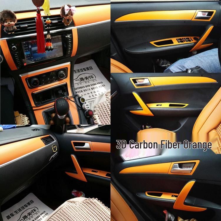 Zotye T600 Interior Carbon Fiber Gear Shift Console Wrap Stickers