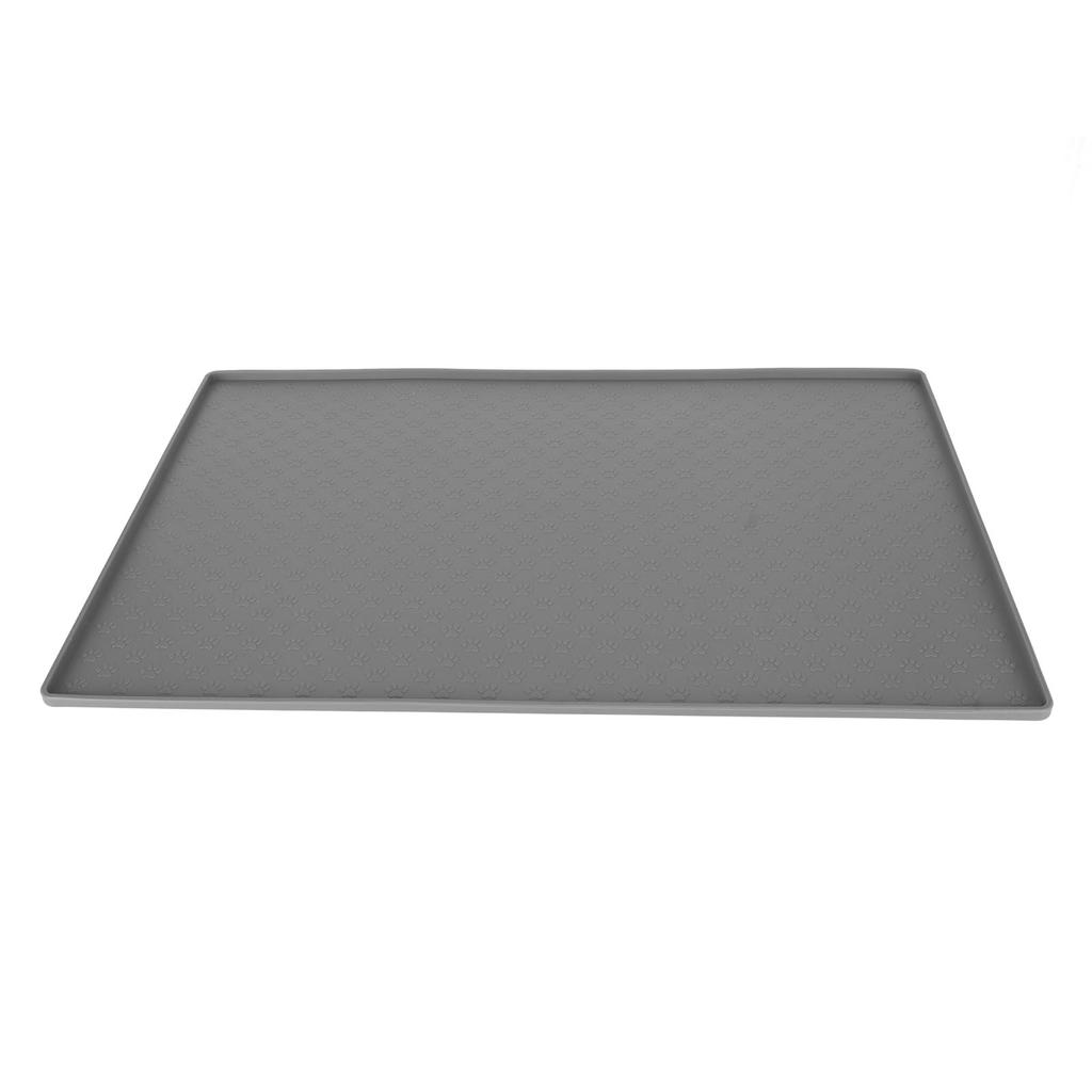 Pet Feeding Mat Silicone Waterproof Safe Raised Edge Slip Resistant Pet Mat for Dog Cat