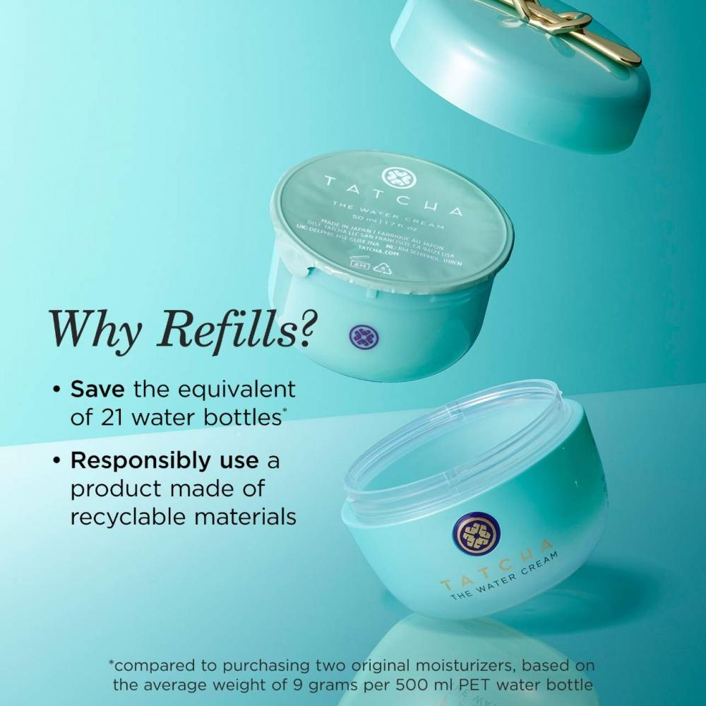 Tatcha The Water Cream Oil Free Pore Minimizing Moisturizer 0.5 Oz