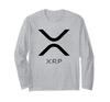 XRP Ripple Баланс Логотип XRP Крипто XRP Холдер Футболка с длинным рукавом