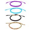 Charm 6 Colours Rope Bracelet Women Handmade Knots Braided Bracelets & Bangles Friendship Fashion Accessories Jewelry Girls