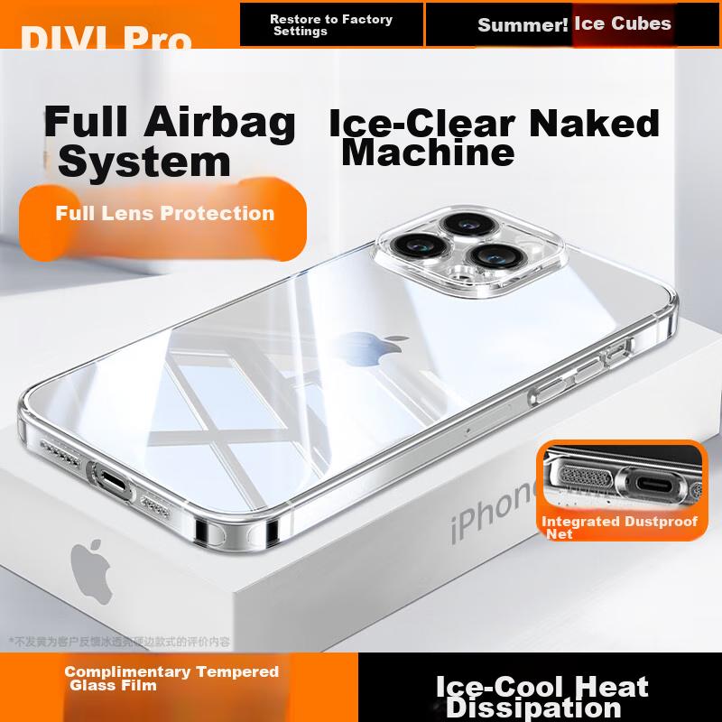 Best-Selling Top Product |IPhone 15 Pro Max Case, for IPhone 15 Pro Max, Shockproof Ultra-Thin Full Coverage Transparent Silicone Soft Case
