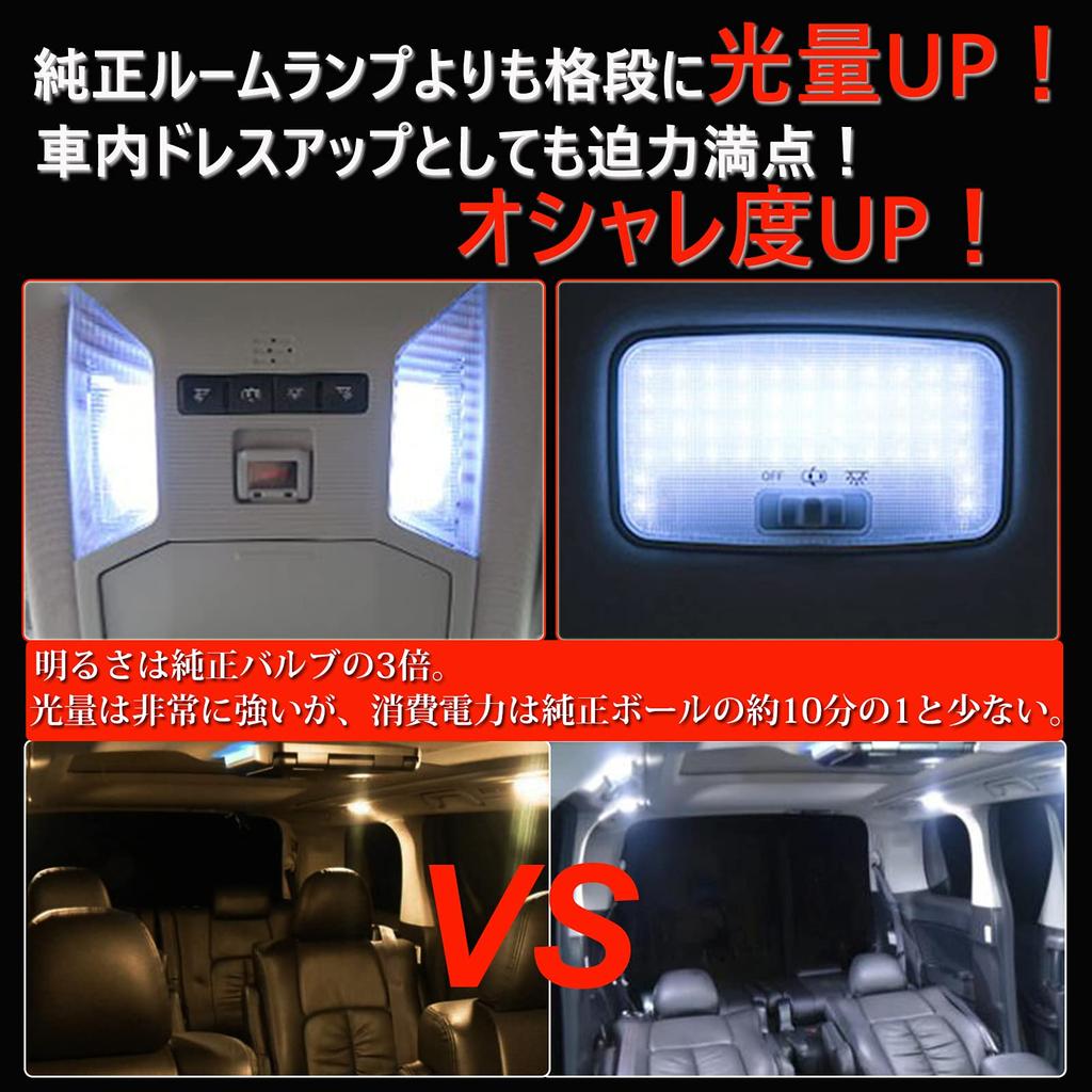 LTONXEN Светодиодная лампа салона для нового RAV4 серии 50, Специальный дизайн для автомобилей, Взрывоопасный белый,