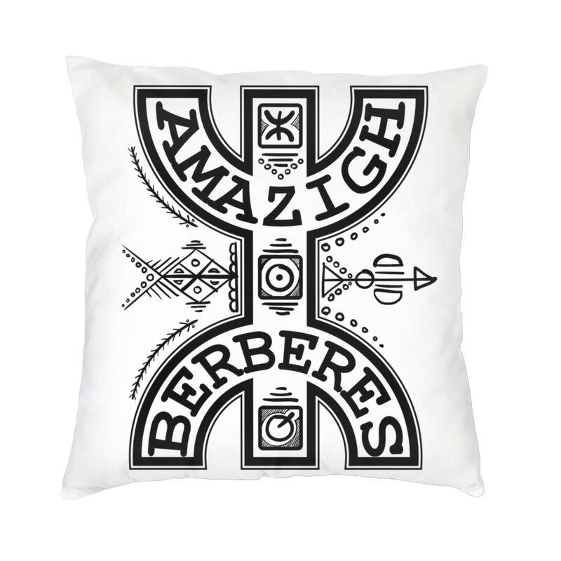 Amazigh Kabyle Berber Motifs Throw Pillow Case Bedroom Decoration Morocco Africa Geometric Cushion Cover Sofa Chair Pillowslip