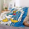 1Pc Donald Duck Comic Strip Blanket Soft And Comfortable Casual Warm Camping Travel Christmas Halloween Xmas Gift Em9244