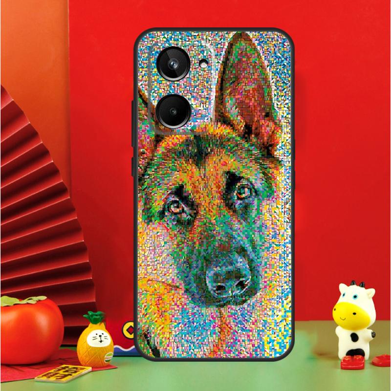 Немецкая овчарка Для Realme 15 Pro GT7 GT6 10 11 12 13 14 Pro Plus C65 C67 C63 C61 C55 C51 C53 C35 C75 Чехол