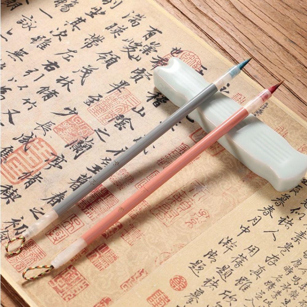 Wolf Hair Scriptures Writing Brush Oil Watercolor Art Paint Brush Chinese Calligraphy Brush Artist