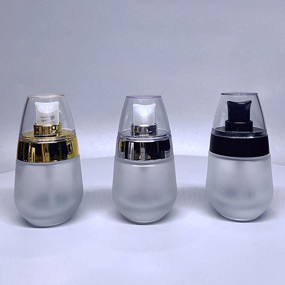 Frosted Glass Lotion Container Refillable Lotion Dispenser Multifunctional Lotion Bottle