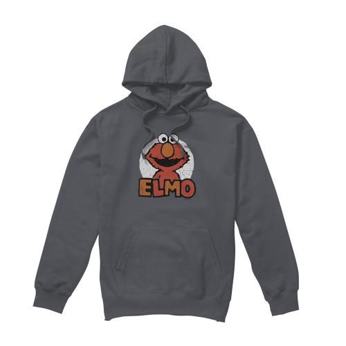 Sesame Street Unisex Adult Elmo Name Hoodie