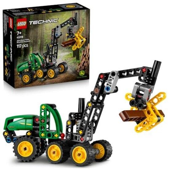 LEGO Technique John Deere 1470H Wheel Harvester 42218 Toy Boys Girls Birthday Present Block 7 Years Old 8 9 Elementary School Vehicle Car Miniature