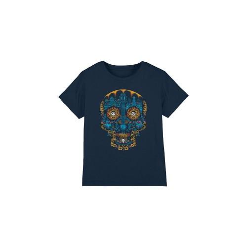 Coco Childrens/Kids Day Of The Dead Miguel Dante Colourful Skull T-Shirt