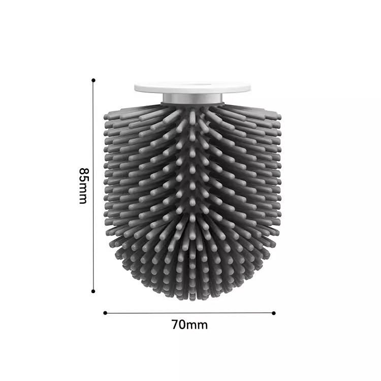 Ершик для унитаза с присоской: Без перфорации, без артефактов очистки мертвых углов