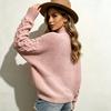Women's Casual High Neck Long Sleeve Pullover Sweater