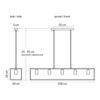 Современные подвесные светильники Loft Horus 2858/Z-B-5