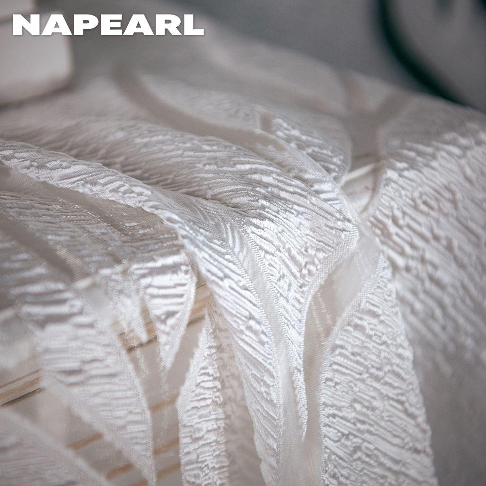 1 шт. NAPEARL, современная модная прозрачная занавеска с узором ветвей, тюль для гостиной, окна, кухни, занавеска