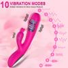 Rabbit Dildo Vibrator G Spot Vagina Massager Female Masturbator Clitoris Stimulator Vibrators Couple Resonance Sex Toy for Women