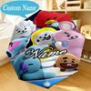 Custom Name Umbrella K-pop Stars Group Umbrella 8-Frame for Travel, Camping, Casual Lightweight Portable, Essential for Family Gifts