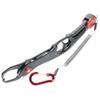 1091 Fish Aluminum Fish Catcher (Iregui) Grip, Ultra-Lightweight (Red/Black Claws)