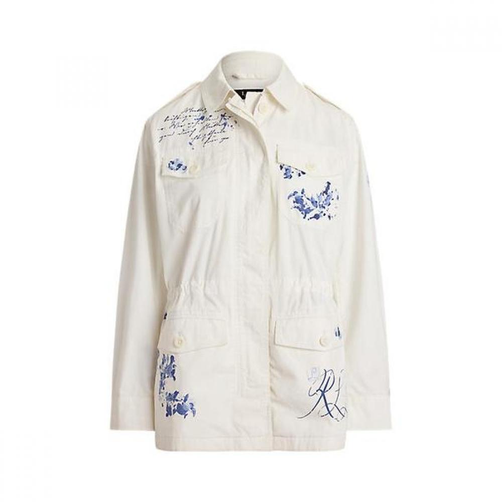Lauren Ralph Lauren Print Featherweight Twill Field Jacket Wmlrotws2820606100