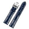 Для часов Longines Коллекция Masters L2 L3 L4 Ремешок Браслет Кожа Коровы Бабочка Мужской ремешок для часов синий коричневый