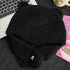 Women’s Knitted Bear Ear Lei Feng Hat - Warm, Cute, Fashionable Wool Hat for Autumn and Winter
