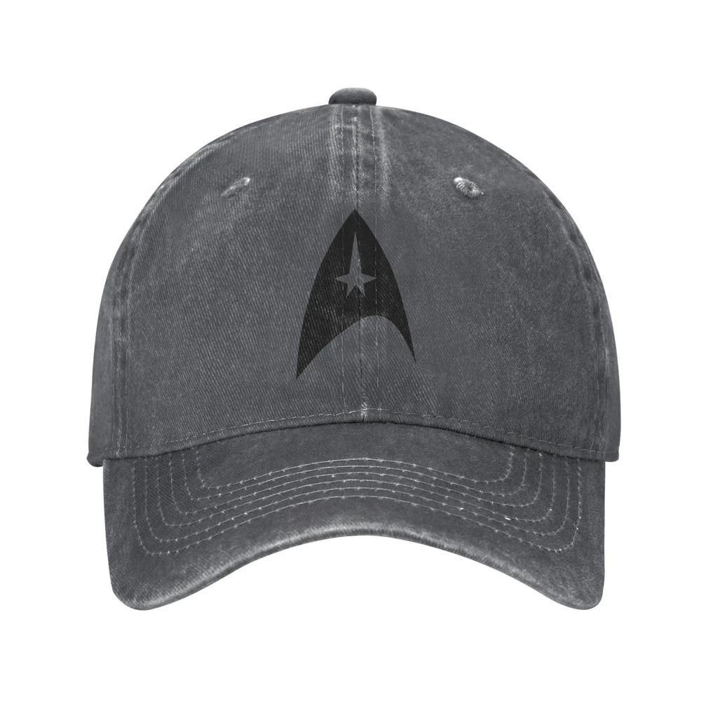 Casual Star Treks Baseball Caps for Unisex Women Distressed Denim Snapback Cap Outdoor Workouts Gift Hats Cap