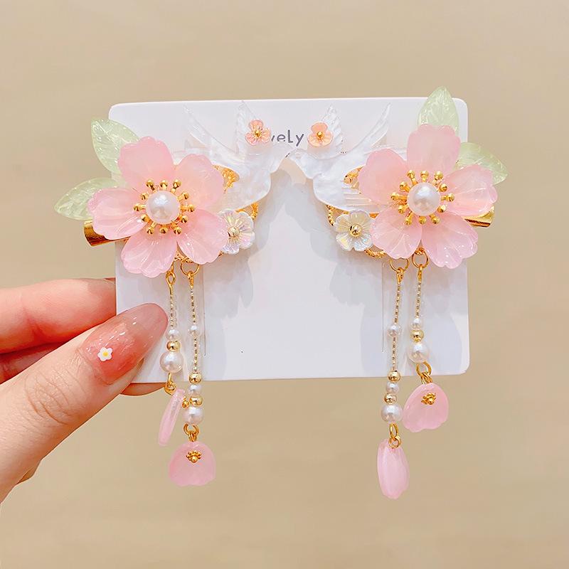 Китайские заколки для волос в стиле принцессы с кисточками - Аксессуары для волос Ханфу в древнем стиле для женщин и девочек