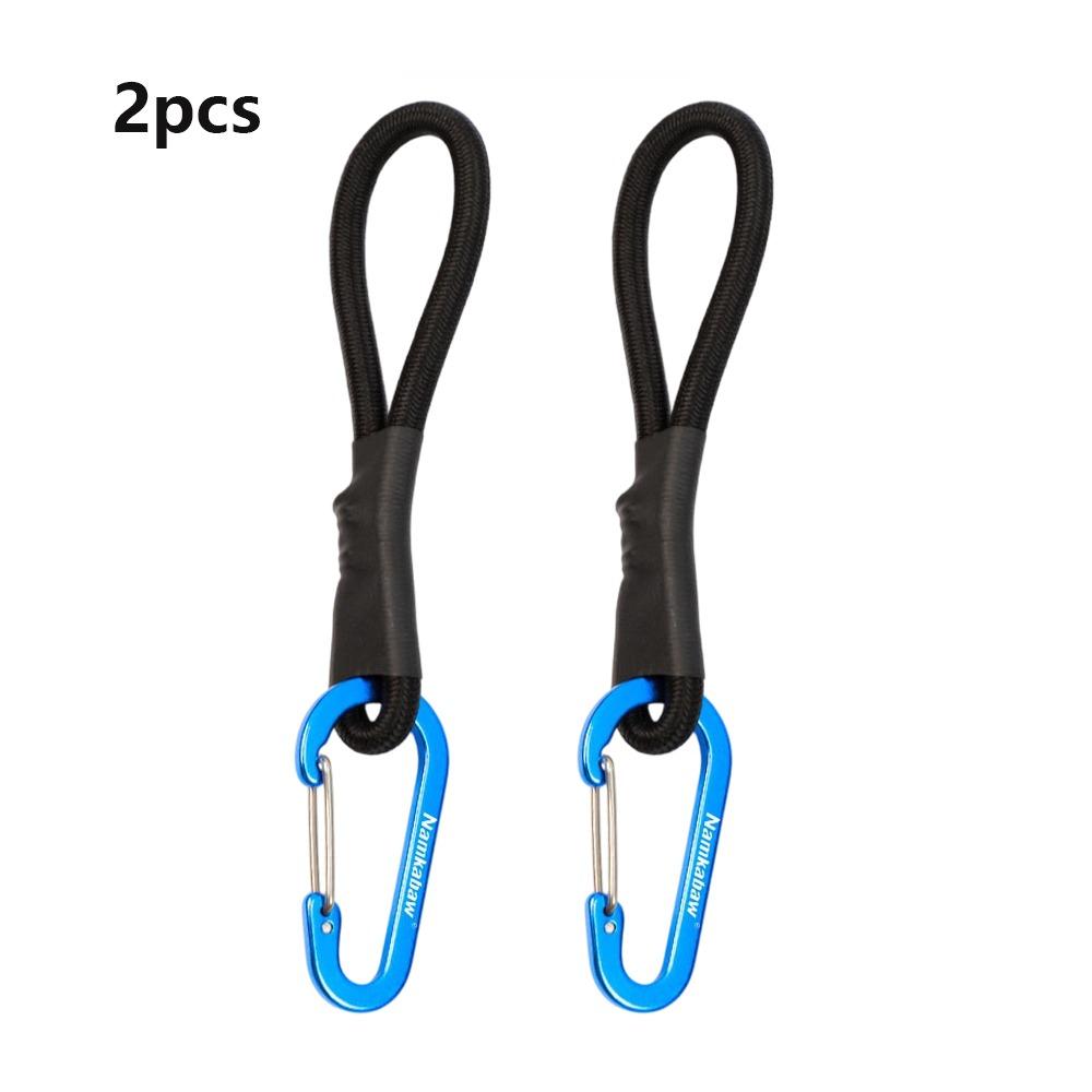 2pcs with Carabiner Elastic Wind Rope Cord Hook Multicolors Outdoor Tool For DIY Accessories