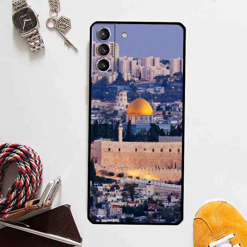 Jerusalem Building Case For Samsung Galaxy S25 Ultra S20 S21 S22 S23 Plus S24 Ultra S9 S10 S25 FE Cover Coque