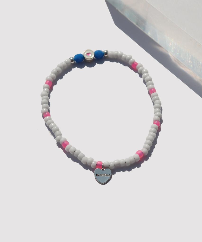 Браслет с бусинами Bonbeau Soul Heart Charm Браслет с цветным сердечком в качестве акцента