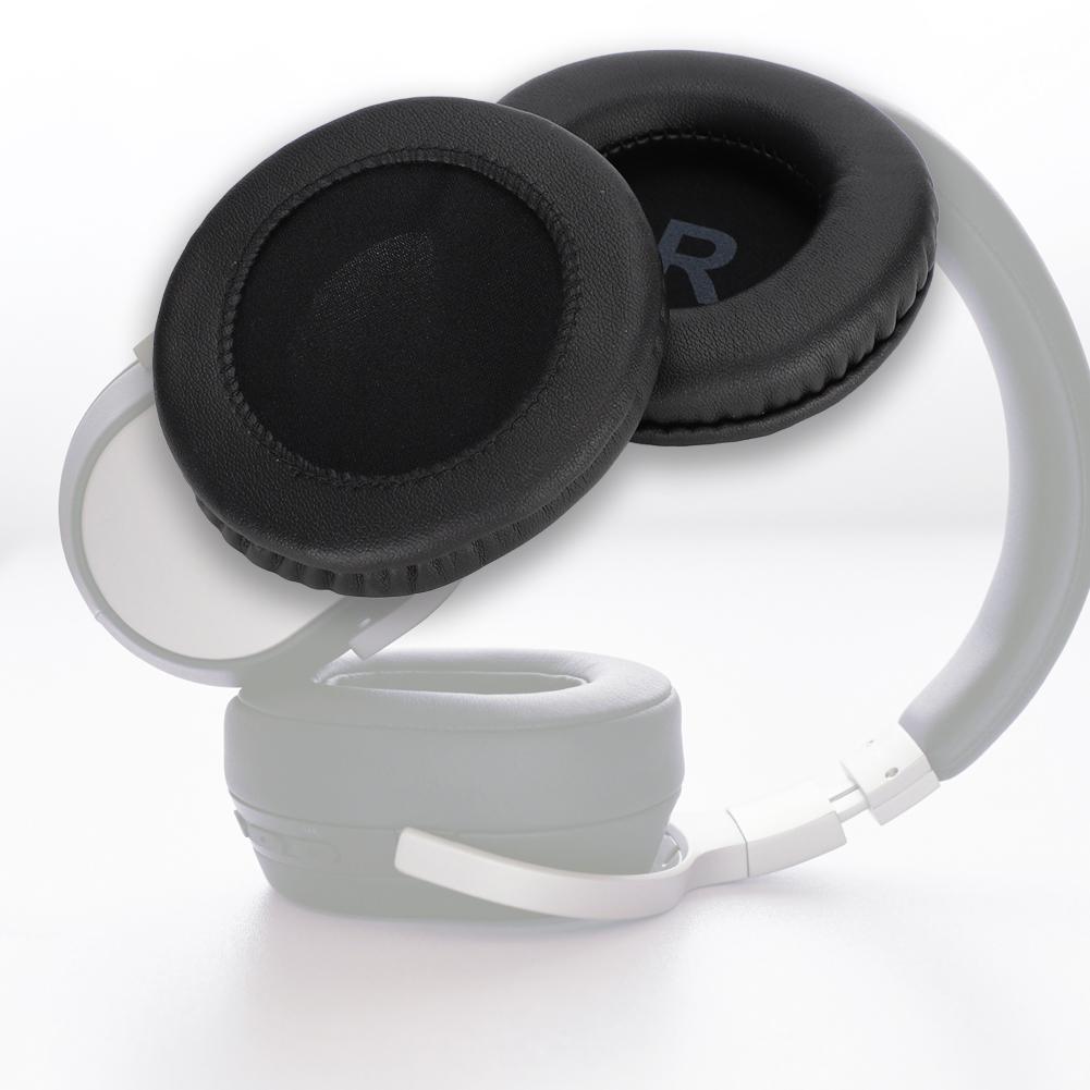 Universal Earphone Ear Pads Cotton Cushion With LR Mark Black for 85mm Headphones