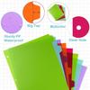 8 Tab Binder Dividers for 3 Ring Binder, Plastic Binder Dividers with Tabs, Cute Page Pastel Folder Dividers with Big Tabs for School Office Home,