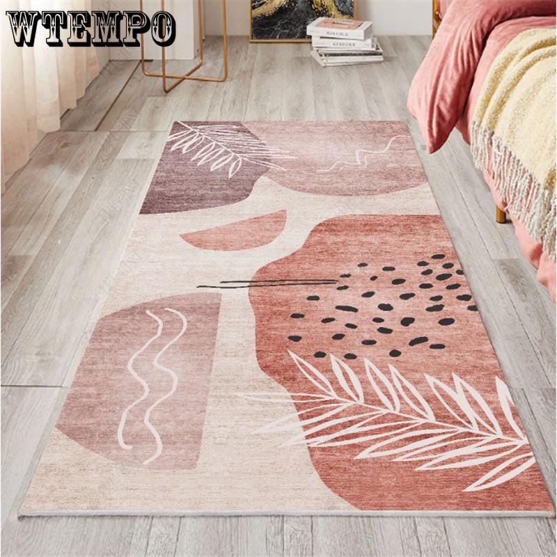 Retro Carpet Living Room Coffee Table Mat American European Bedroom Bedside Carpet Abstract Art Style