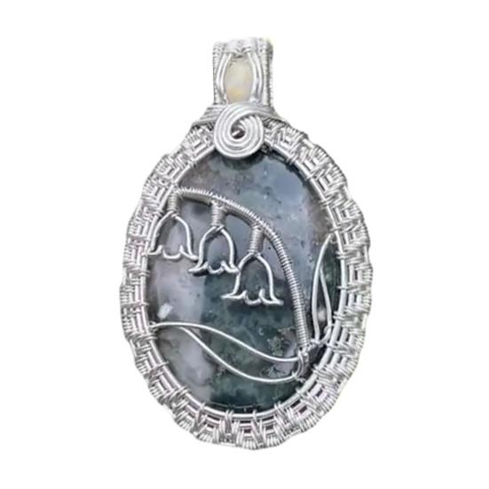 Ожерелье-подвеска ручной работы, привлекательное, элегантное, женское, ручной работы, подарочное на День матери, день рождения