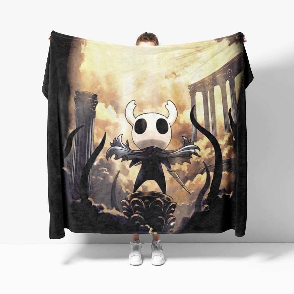 Плед-карта Hollow Knight Игровые пледы с картой Мягкий теплый фланелевый плед Постельное белье для кровати Гостиной Домашнего дивана