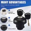 2Set Car Fuel Tank Cap Filler Cap Inner Cap Lock With Keys 9C119K163AA For Ford Transit 2006-