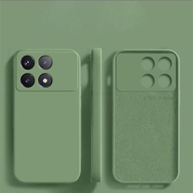 Для Poco X6 Pro Чехол Противоударный Жидкий Силикон Мягкий TPU Чехлы для Телефонов Xiaomi Poco X6 Pro 5G Poco X 6 X6Pro PocoX6 Pro Задняя Крышка