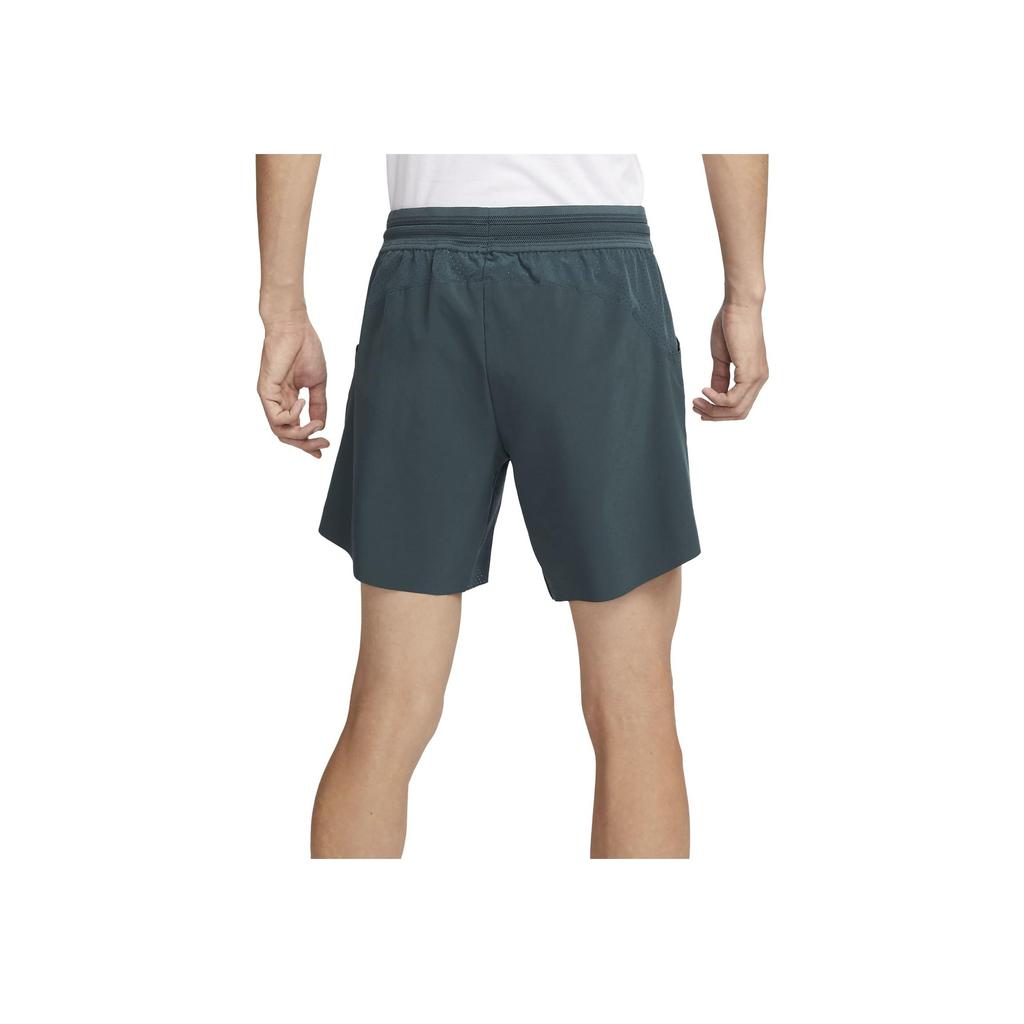 Nike Rafa Dri-FIT ADV однотонные спортивные шорты с прямыми штанинами, мужские брюки темно-зеленого цвета, DV2882-328